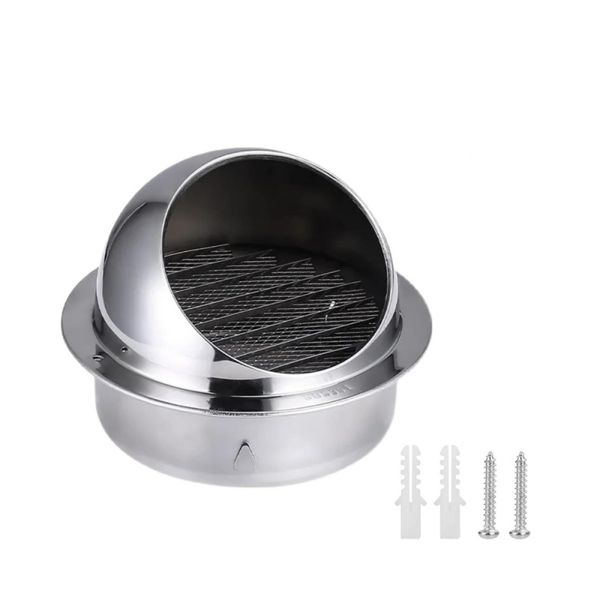 Ventilation Grille, Weatherproof with Insect Resistant Mesh, 120 mm