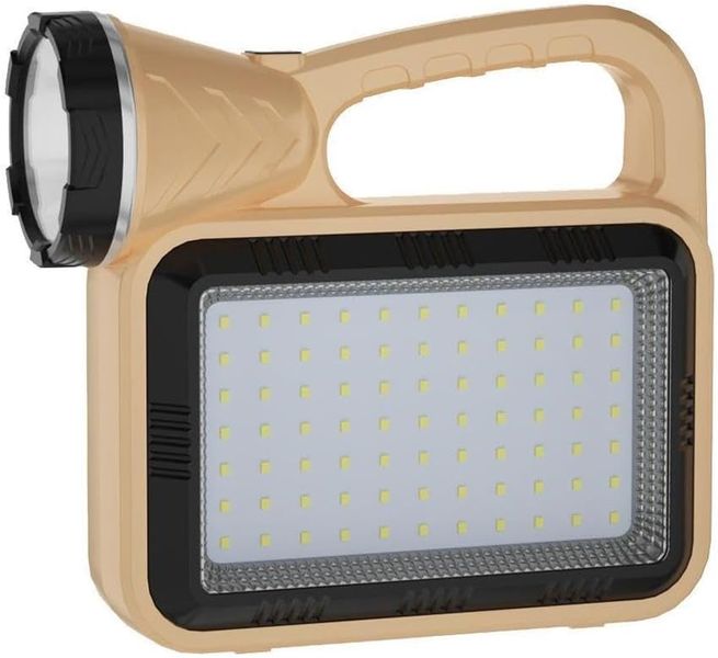 Handheld Solar Flashlight , USB Rechargeable Spotlight