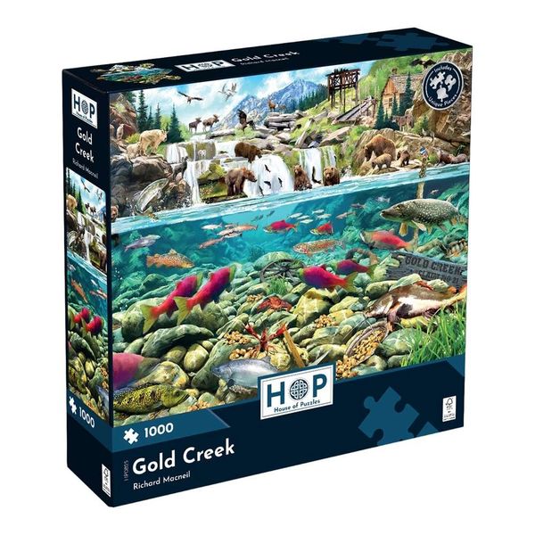 House of Puzzles - Gold Creek - 1000 Piece Jigsaw Puzzle