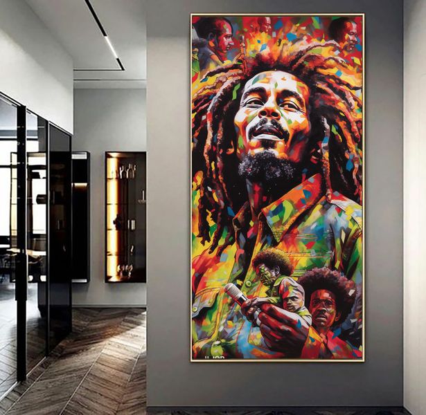 Canvas Wall Decor - Rasta Revolution Portrait - 0775