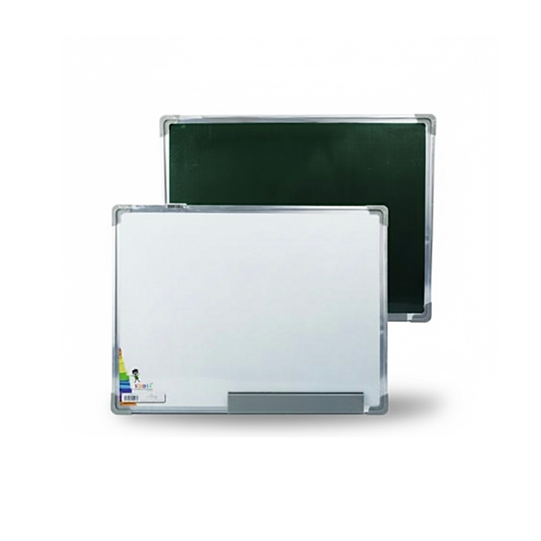 White Board Dry Wipe &amp; Chalk 90x60cm