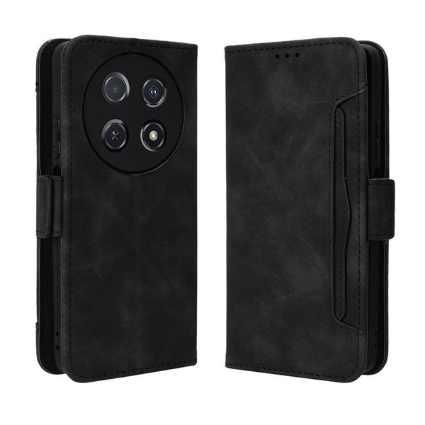 Multi Card Groove Leather Cover Compatible With Huawei Mate 80 Pro Max
