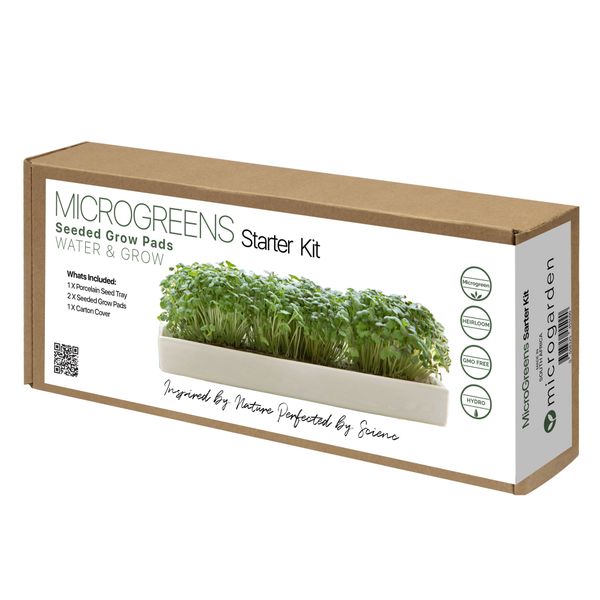 Microgreens Superfood Seeded Grow Pads - Starter Kit