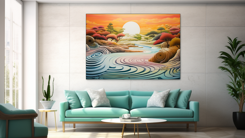 Canvas Wall Art - Zen Garden Harmony - JT0158
