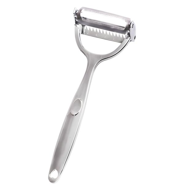 Stainless Steel Double-Head Peeler - for Fruits &amp; Vegetables, Melon, Potato
