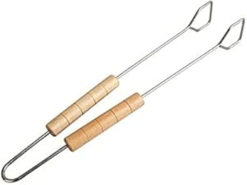Steel BBQ Tongs Fork Shovel