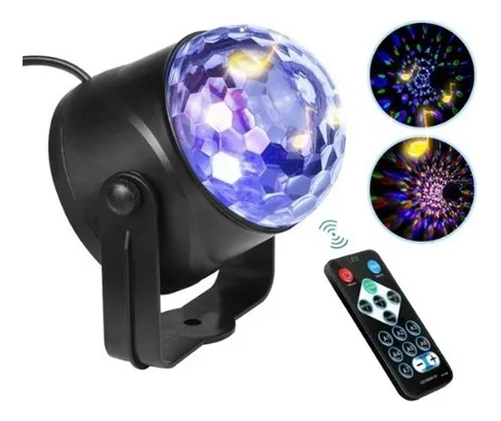 LED RBG Disco Ball Sound Activated Party Lights with Remote Control