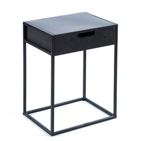 Side Table End Table Nightstand with Storage Drawer Bedside Table ...