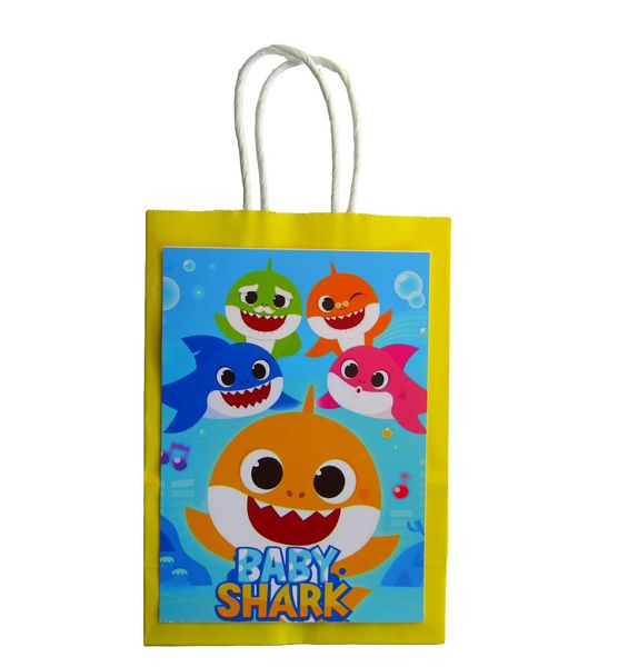 Baby Shark Themed Party Bags - Set of 10