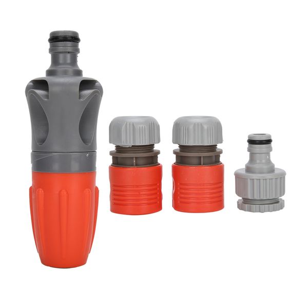 Garden Water Hose Nozzle Sprayer Connector Kit Household Car Washing Wateri