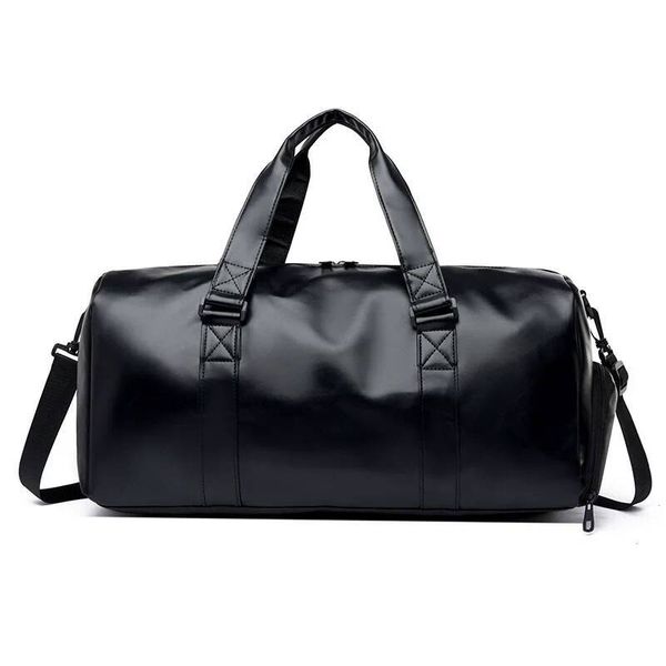 Large Capacity Travel Bag for Men - Soft Leather Shoulder &amp; Hand Carry