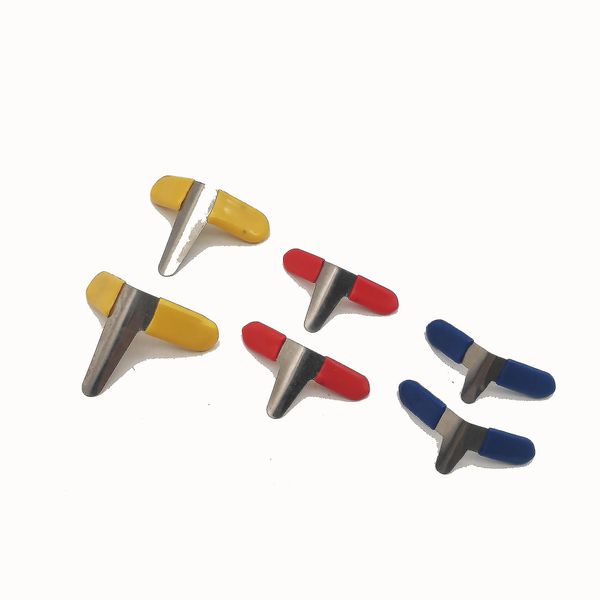 Lock Pick Padlock Shim Spacers Set Tool (6 Pieces, Yellow + Red + Blue)