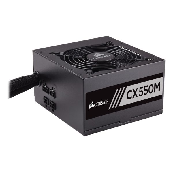 Corsair CX550M - 550W 80 Plus Bronze Certified Modular ATX Power Supply