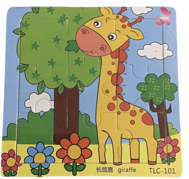 Toddler Wooden Preschool 6 Piece Puzzle