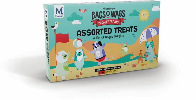 Montego Bags O' Wags - Assorted Dog Treats - 1.5 kg
