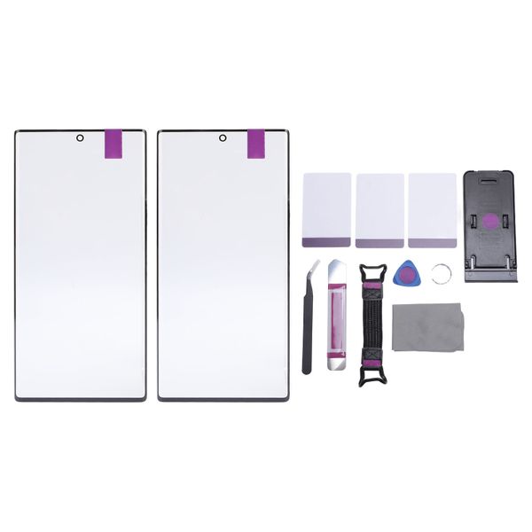 2Pcs Note 10+ Front Glass Kit