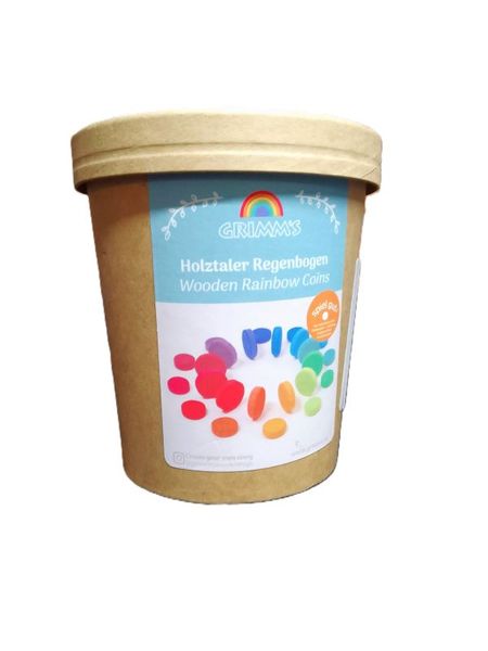 Grimm's Wooden Coins Rainbow