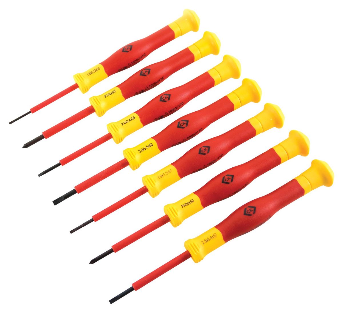 CK Tools (T4897) Screwdriver Set, Precision, VDE, 7 Piece Shop Today