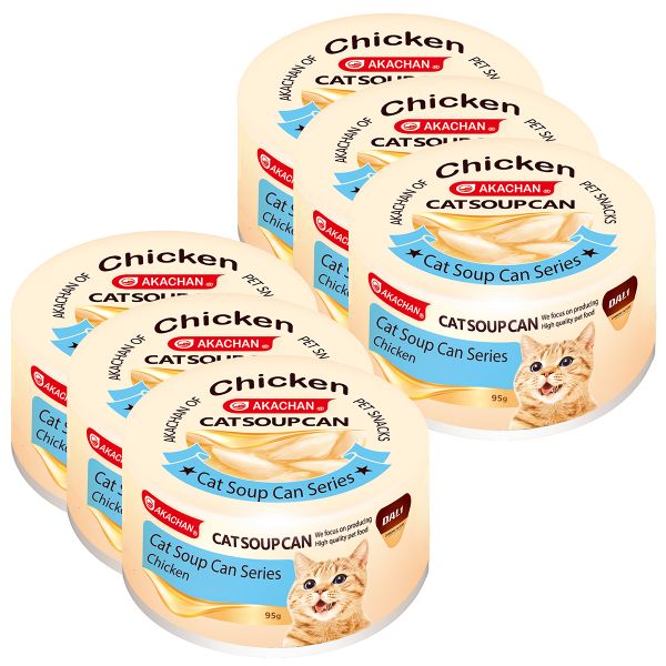 AKACHAN Premium Cat Soup Can - Chicken Flavour