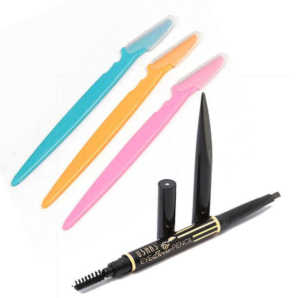 Eyebrow Razor &amp; 2in1 Eyebrow Pencil Set