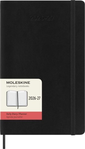 Moleskine 2027 18m Black Large Daily Soft