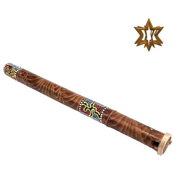 Bamboo flute - painted