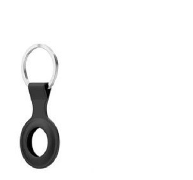 TUFF-LUV Apple Air Tag Key Ring Case - (Black)