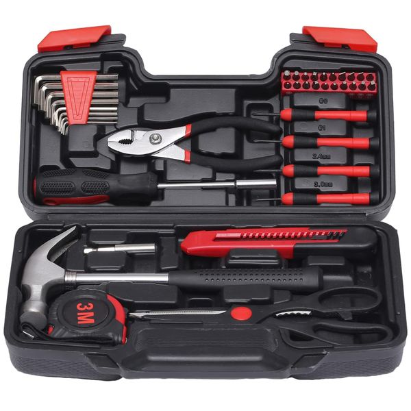 39 Piece Tool Kit Household Portable Hand Tool Kit Multi-Purpose