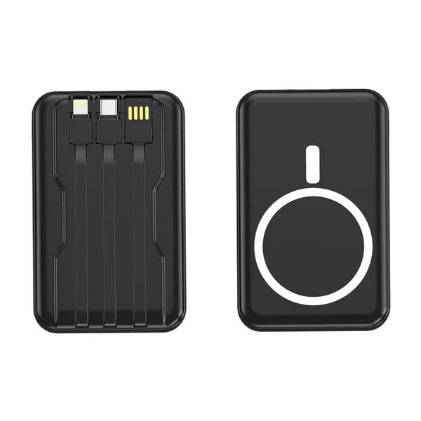 Power Bank 10000 mAh Fast Charge Mini Power Bank Black
