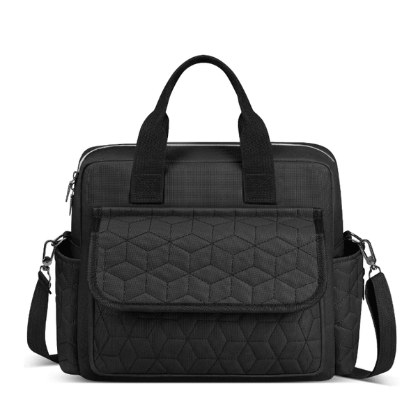 Baby Diaper Backpack Large Mommy Bag with Changing Pad Black