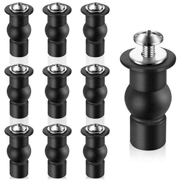 10 Pieces Toilet Seat Screws Universal Toilet Expanding Screws Toilet Seat