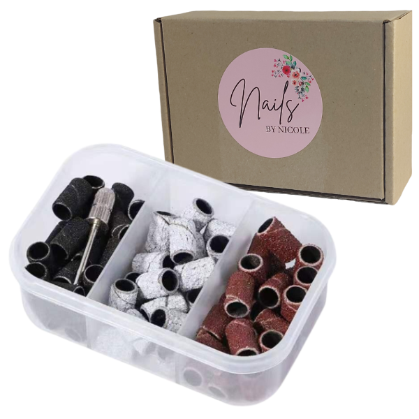 Professional Sanding Bands for Nail Drill - 75 Piece Set Manicure Tool