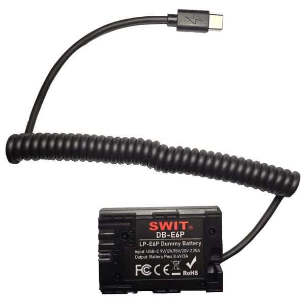 SWIT DB-E6P - Canon LP-E6P USB-C Dummy Battery
