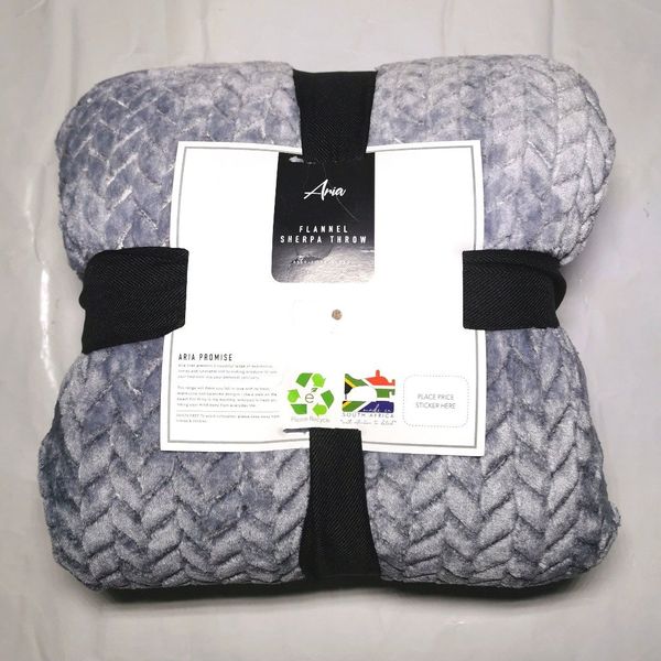Flannel Sherpa Throw 150x200cm