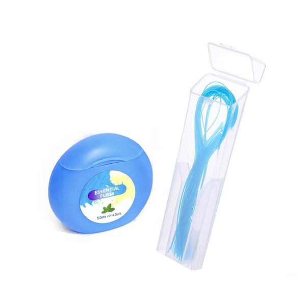 Mint Dental Floss &amp; Threaders Kit Deep Clean for Braces Bridges Implants