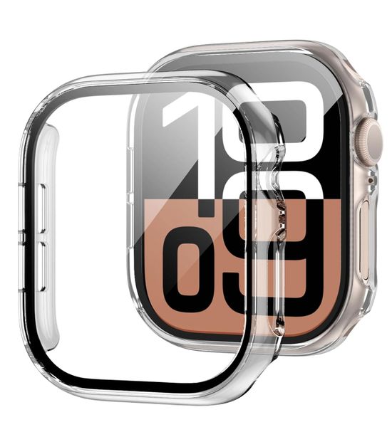 Case with Tempered Glass Screen compatible with Apple Watch Series 10 42mm