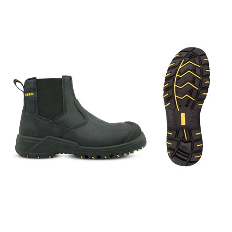 Rebel Crazy Horse Boots Black Shop Get it Tomorrow