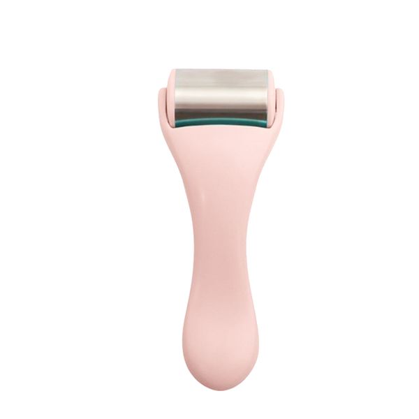 Portable Handheld Stainless Steel Facial Ice Roller Massager - White