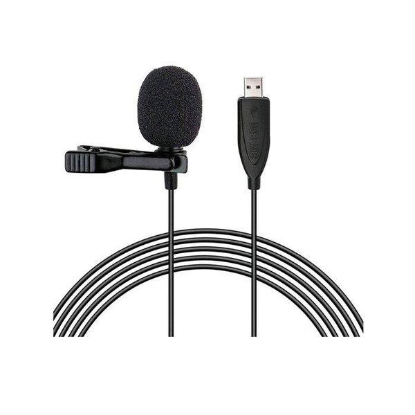 USB Clip-on Professional Lavalier Microphone