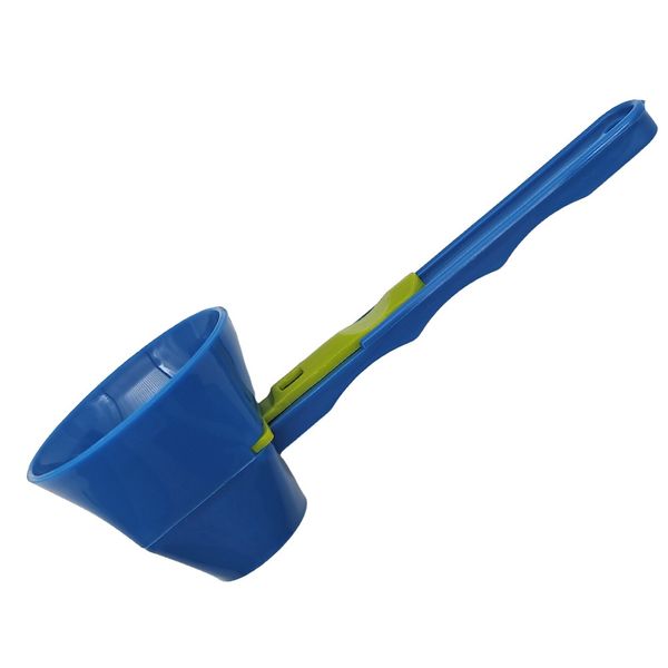 Measuring Scoop Funnel Multipurpose Reusable Powder Spoon Long Handle Porta
