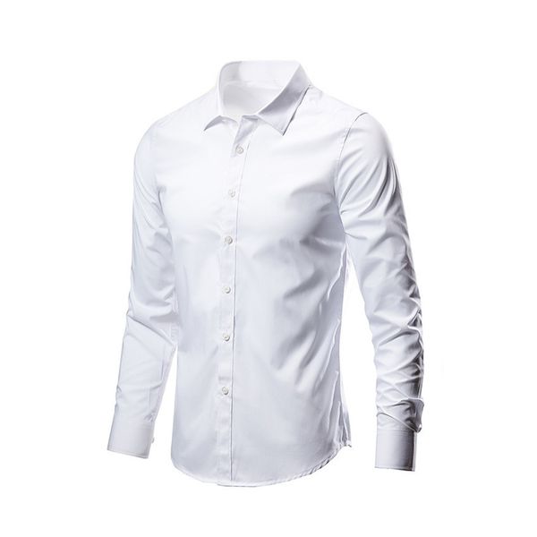 Men Shirt Classic Fit Long-Sleeve Wrinkle Resistant Premium Dress Shirt