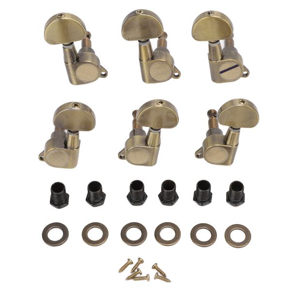 6 Set Sealed Guitar Tuners Compatible With Epiphone 3R3L