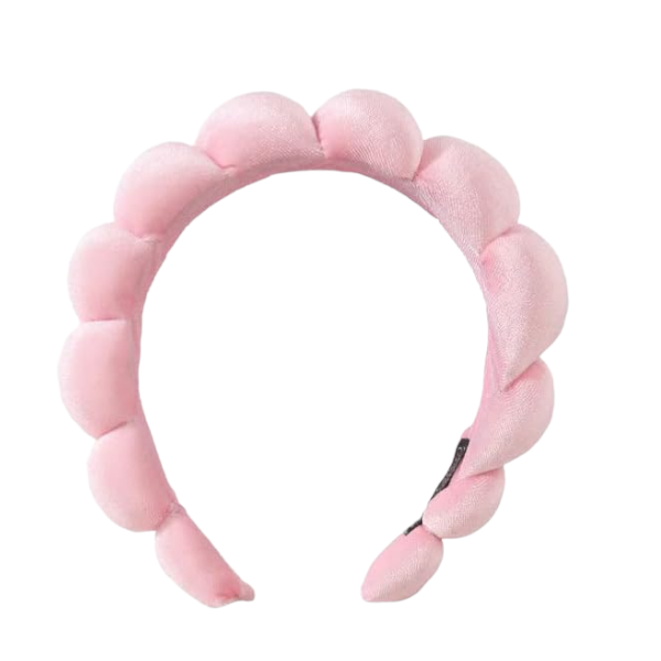 Extra Thick Microfiber Spa Headband - Pink
