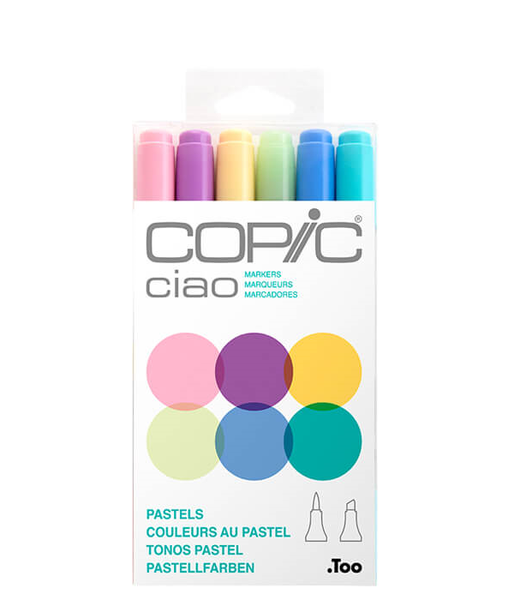 Copic Ciao 6 Piece Set Pastels