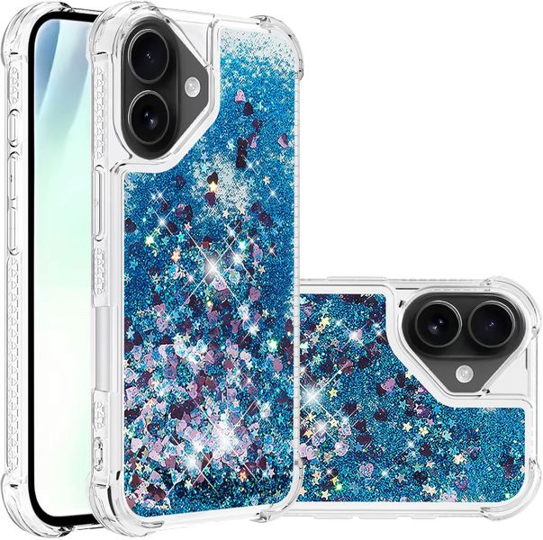 Liquid Glitter Phone Case Compatible With iPhone 16 Only
