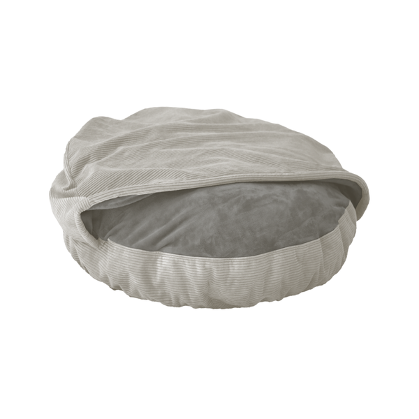 Corduroy Large 100cm IREMIA Cuddle Cave | Washable Dog Bed