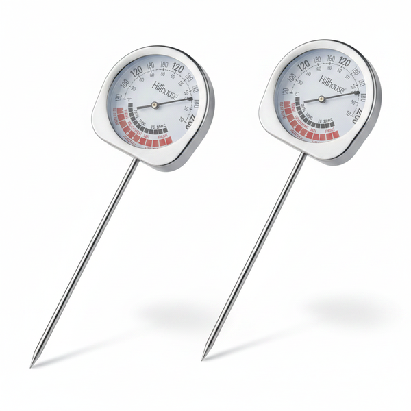 Hillhouse Stainless Steel Meat Thermometer 5x10.7cm Probe - 2 Pack