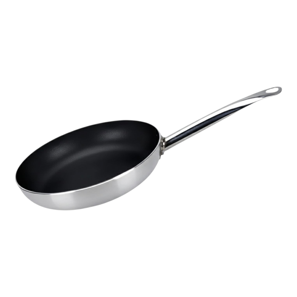 Frying Pan 28x52x5.5cm Stainless Steel Induction Base With Non-Stick