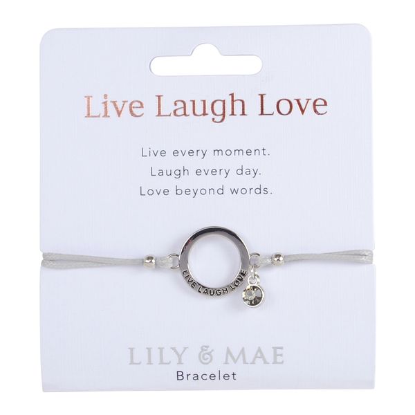Lily &amp; Mae Bracelet - Live Laugh Love