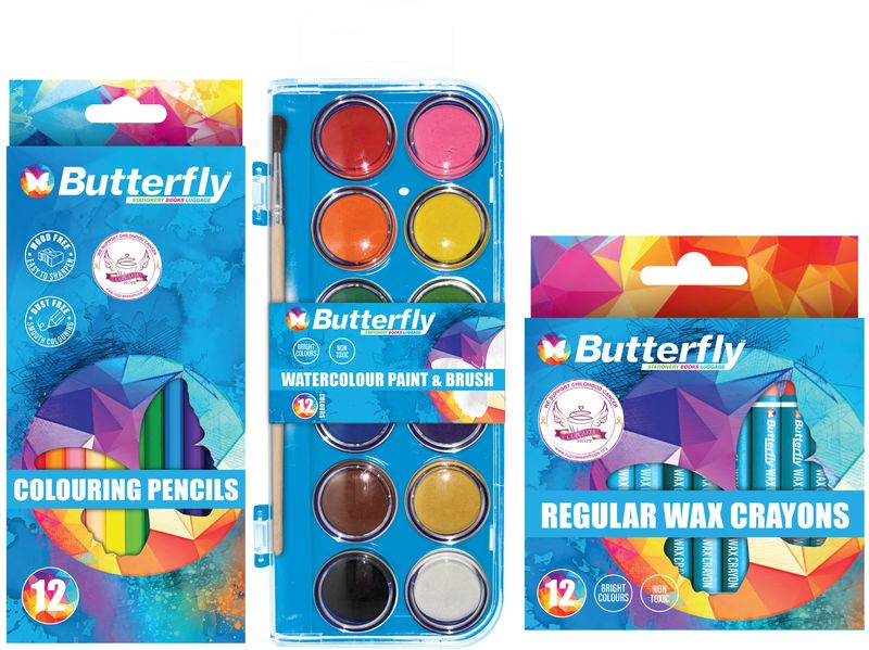 Butterfly Art Colour Bundle (12)
